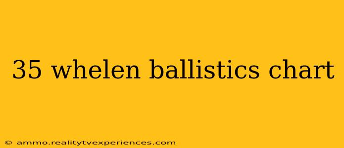 35 whelen ballistics chart