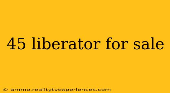 45 liberator for sale