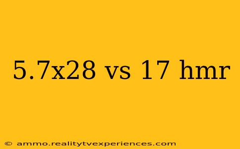 5.7x28 vs 17 hmr