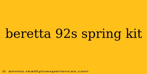 beretta 92s spring kit