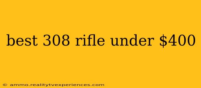 best 308 rifle under $400