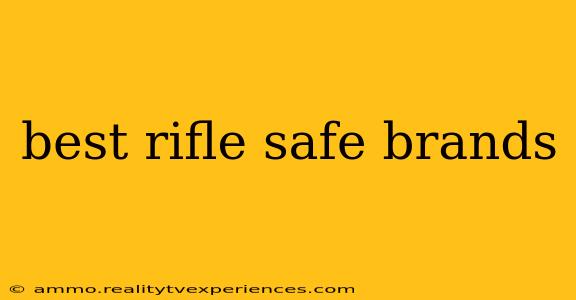 best rifle safe brands