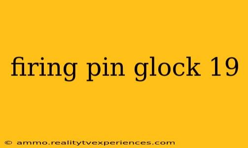 firing pin glock 19