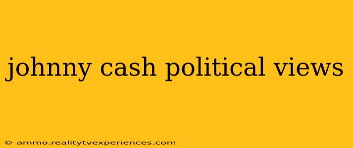 johnny cash political views