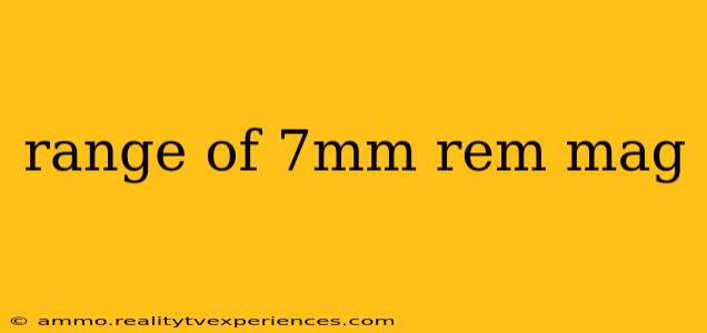 range of 7mm rem mag