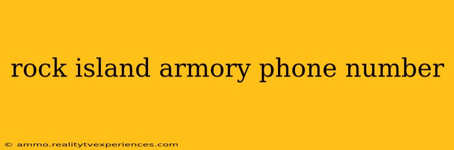 rock island armory phone number