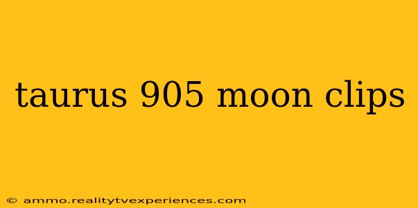 taurus 905 moon clips